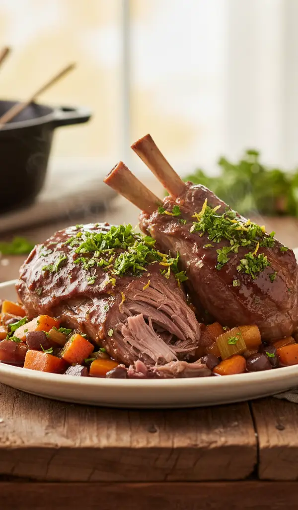 Braised Lamb Shanks with Gremolata — Beef recipe