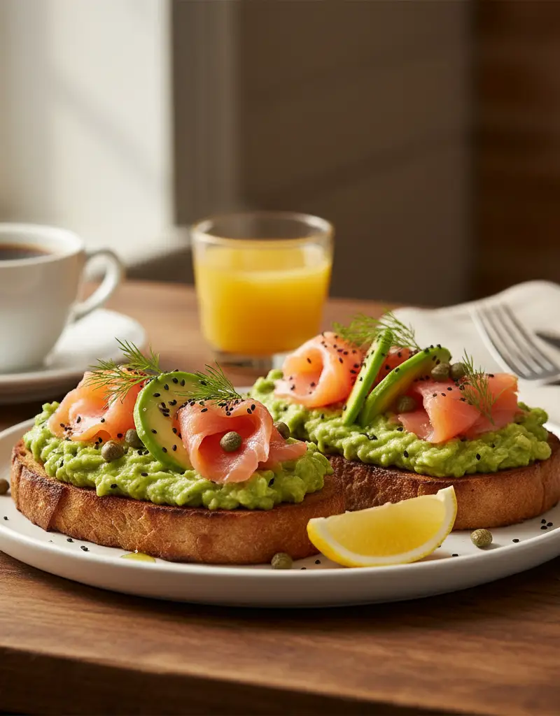Smoked Salmon Avocado Toast