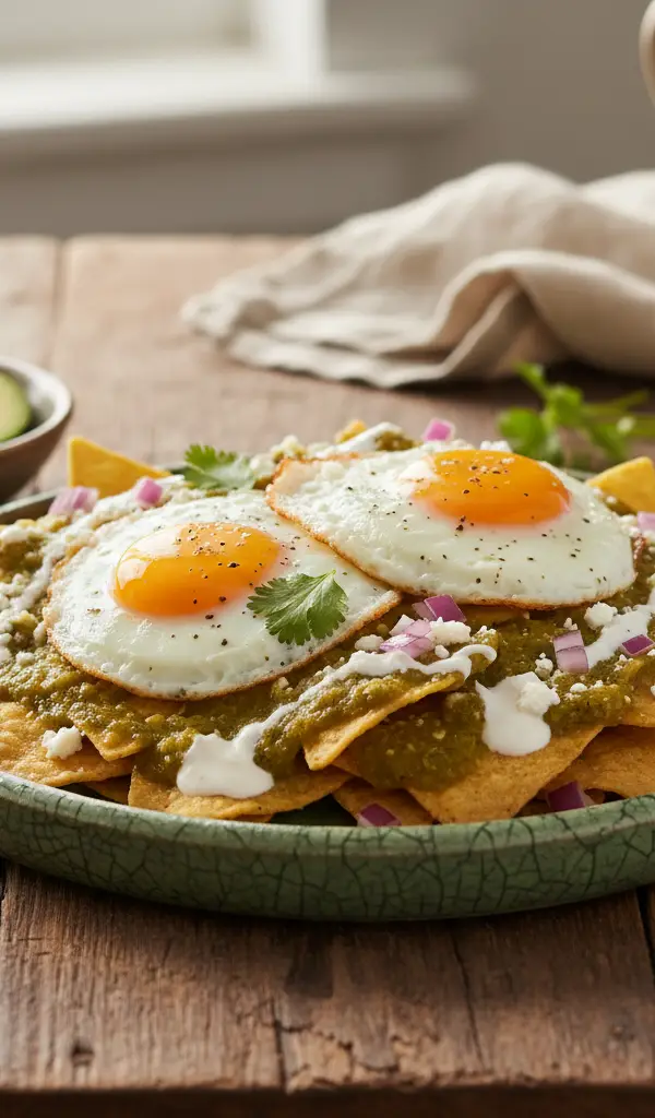 Chilaquiles Verdes — Eggs recipe
