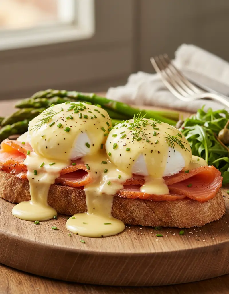 Smoked Salmon Eggs Benedict