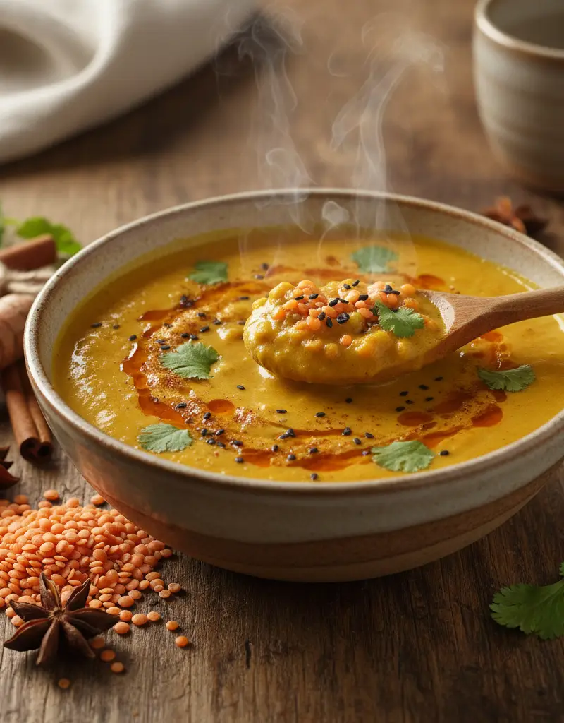 Lentil and Turmeric Detox Soup