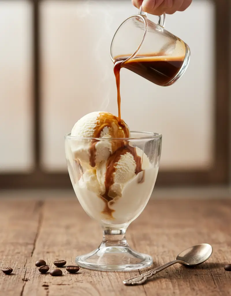 Italian Affogato al Caffè