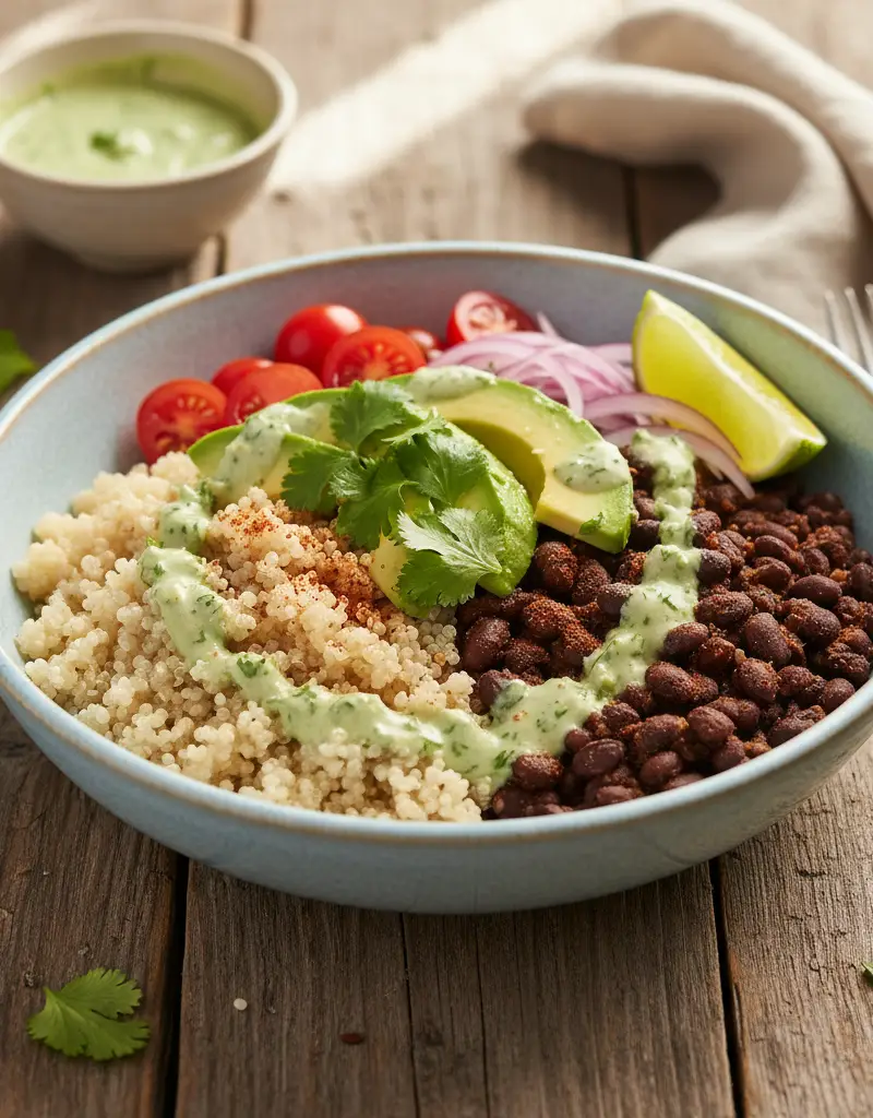 Quinoa and Black Bean Power Bowl