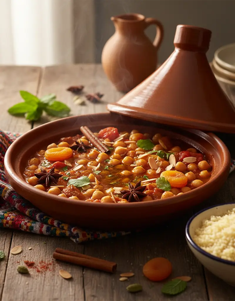 One-Pot Moroccan Chickpea Tagine