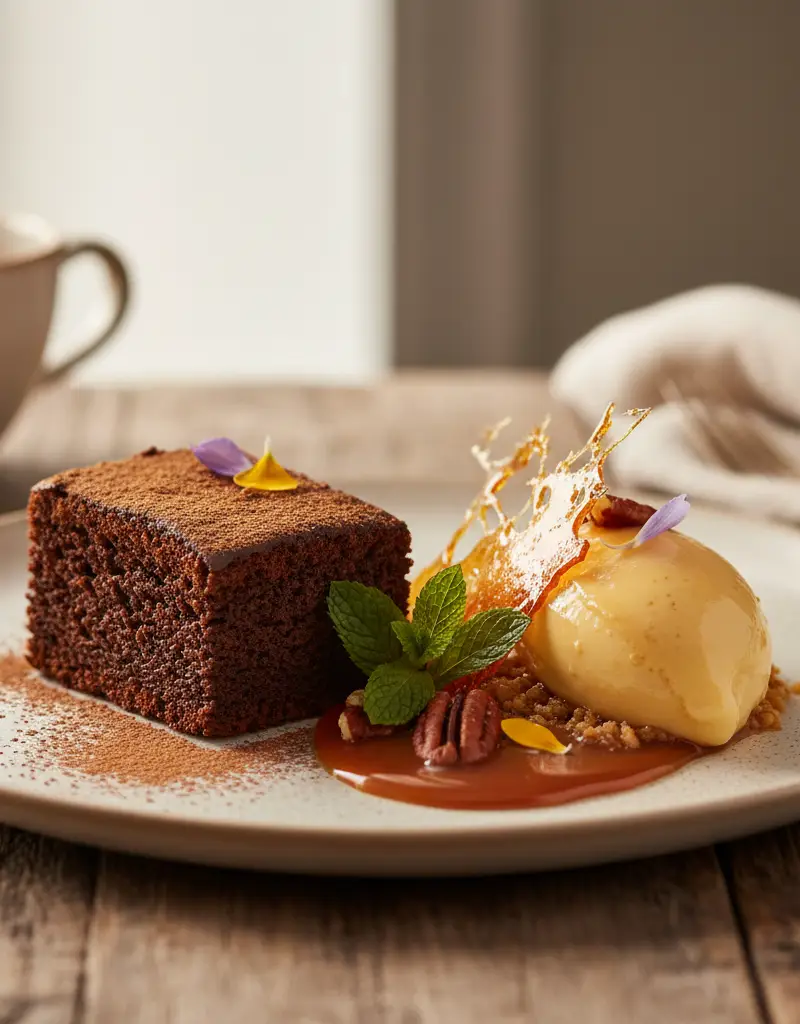 Deconstructed Mexican Chocoflan