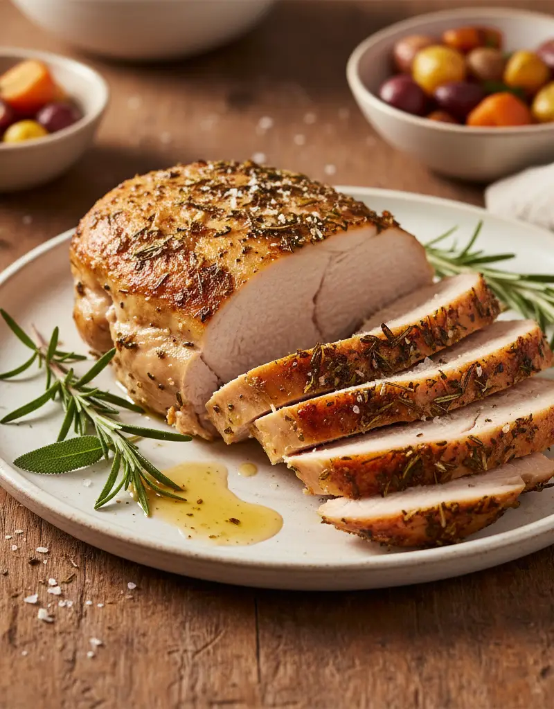 Slow-Roasted Herb Turkey Breast
