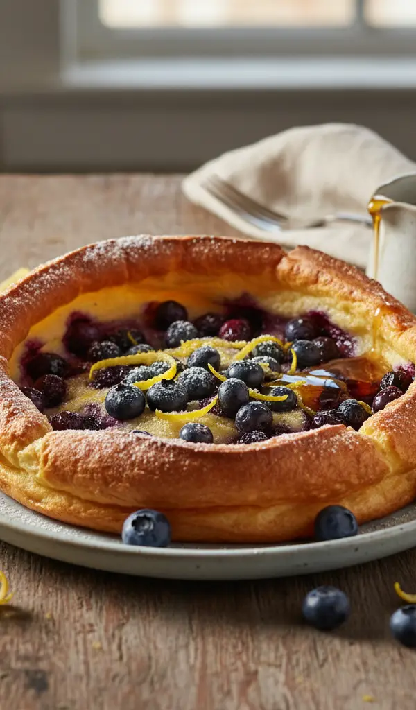 Blueberry Buttermilk Dutch Baby — Eggs recipe