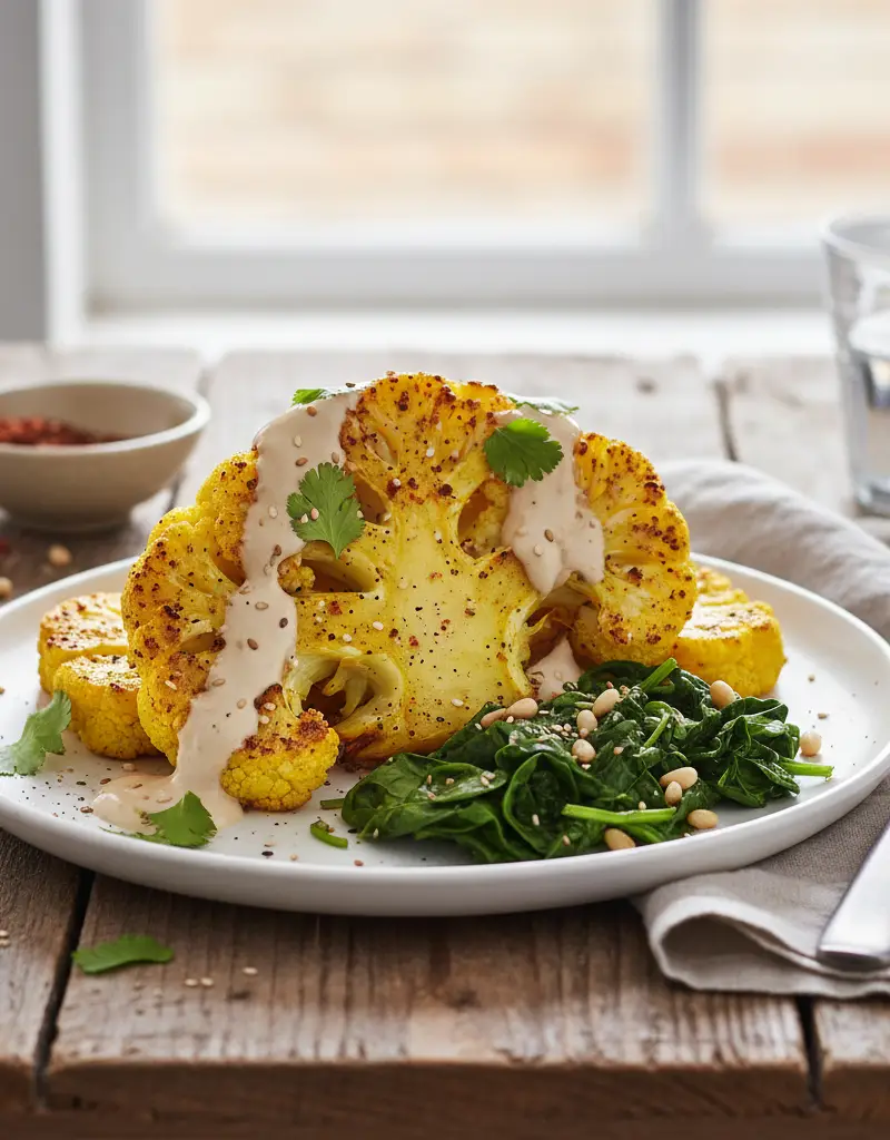 Turmeric Cauliflower Steaks