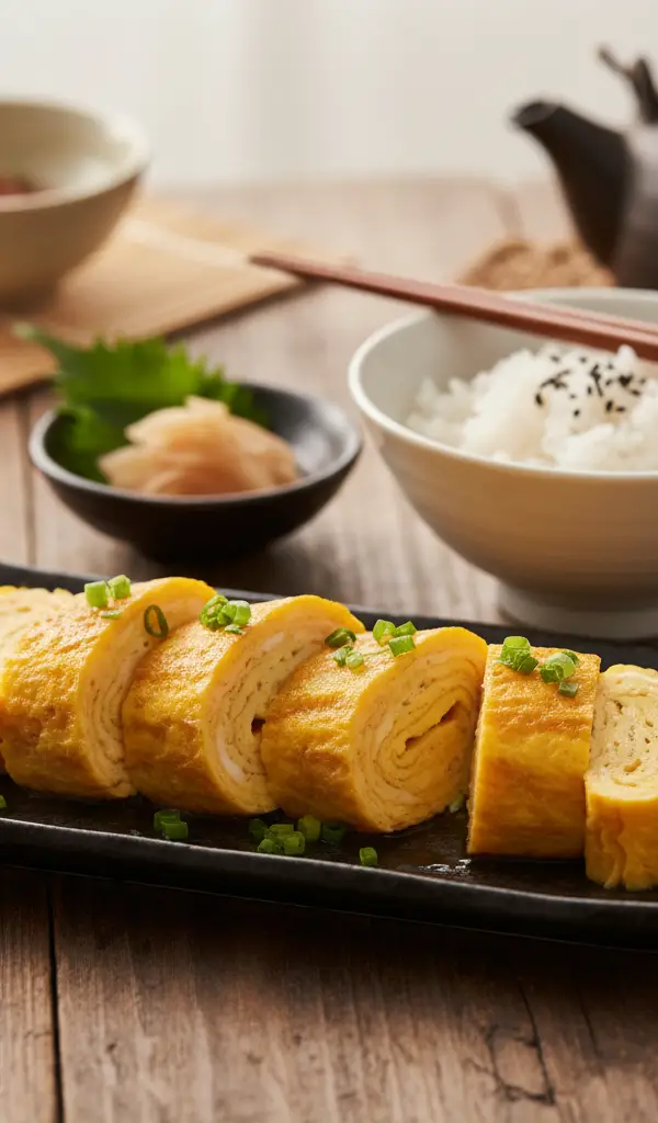 Japanese Tamagoyaki (Rolled Omelet) — Eggs recipe