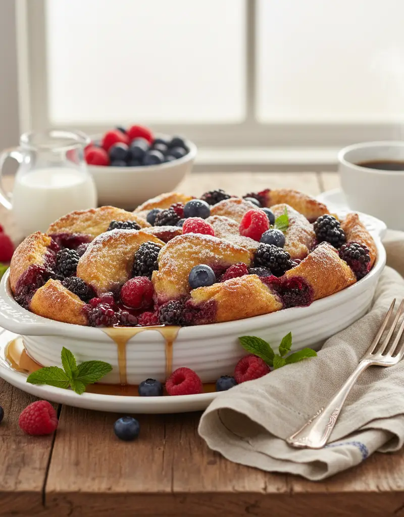 Baked Berry French Toast Casserole