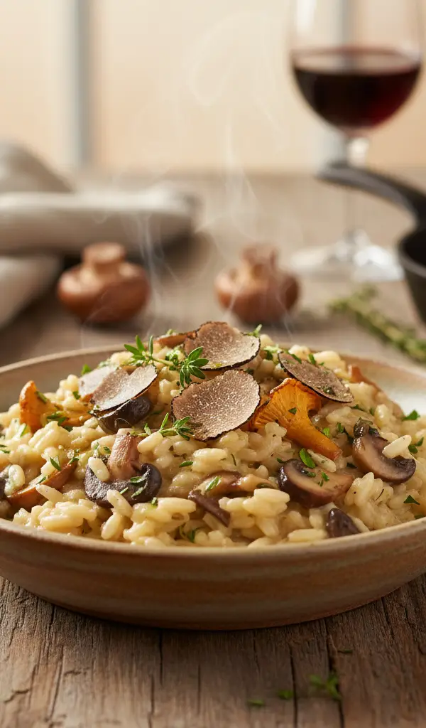 Creamy Mushroom Risotto — Mushrooms recipe