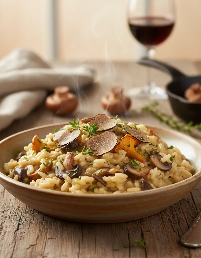 Creamy Mushroom Risotto
