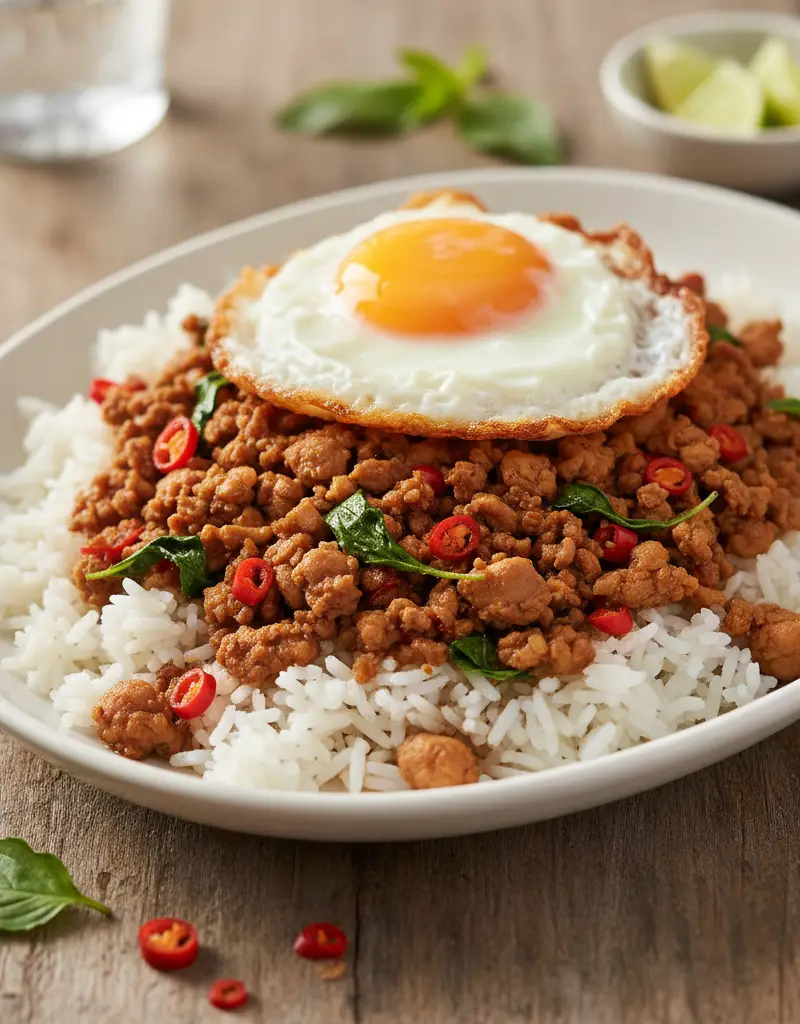 Thai Basil Chicken (Pad Kra Pao)