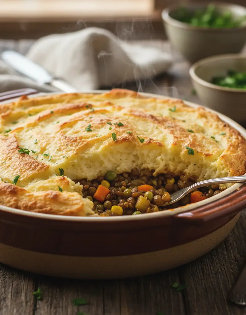 Vegetarian Lentil Shepherd's Pie