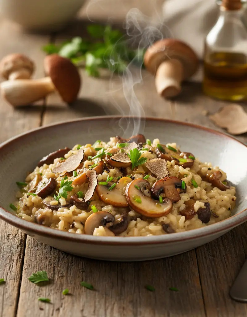 Vegetarian Mushroom Risotto