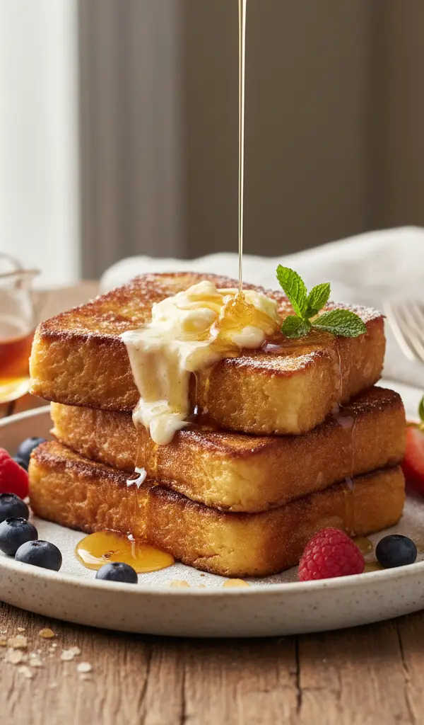 Brioche French Toast with Honey Butter — Eggs recipe
