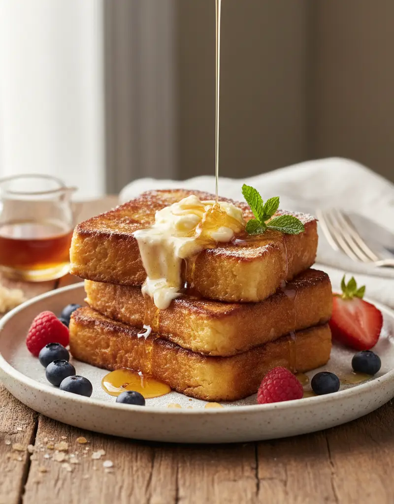 Brioche French Toast with Honey Butter