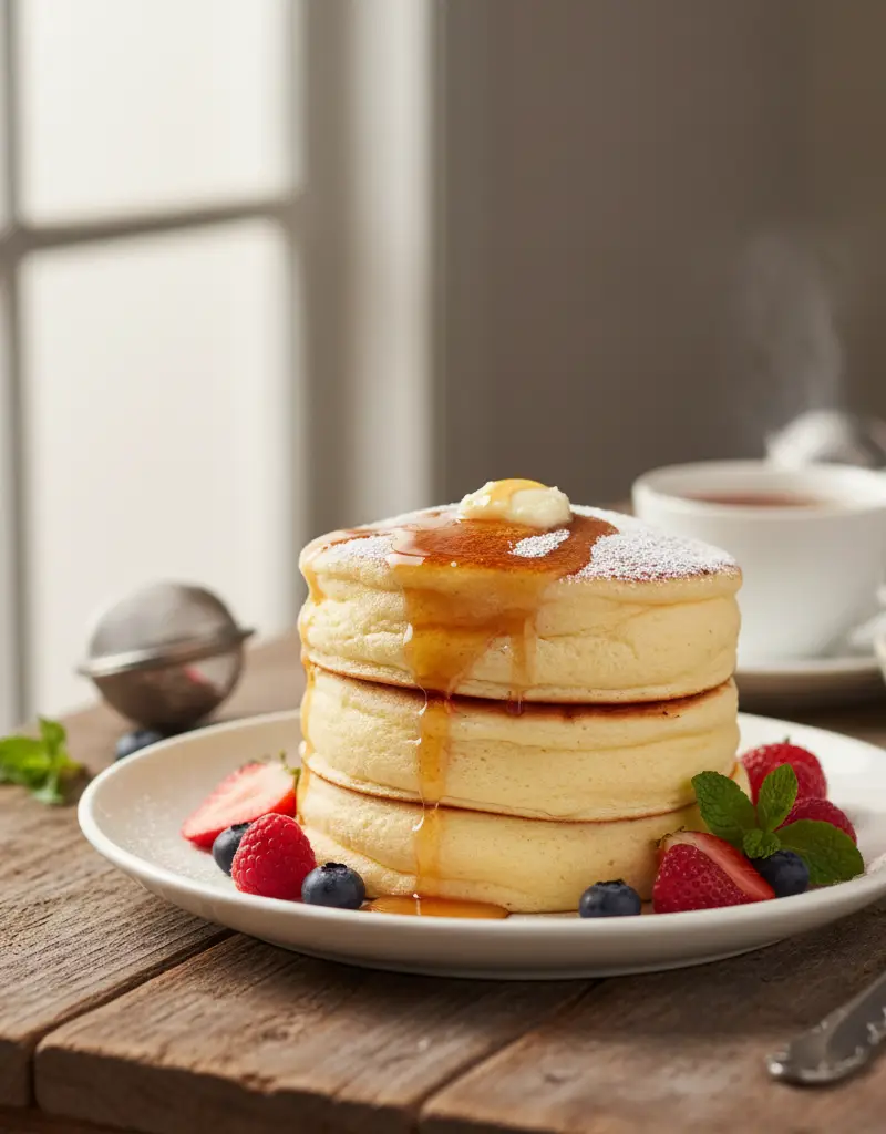 Japanese Soufflé Pancakes