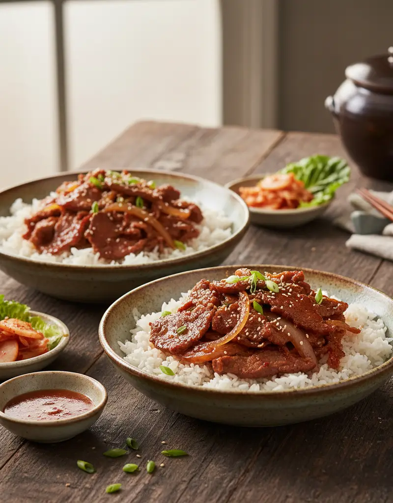 Korean Beef Bulgogi Bowls