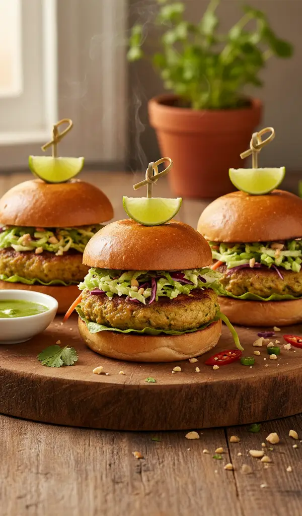 Thai Green Curry Chicken Sliders — Chicken recipe