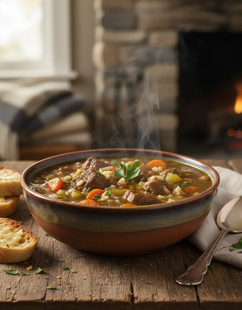 Hearty Beef and Barley Soup