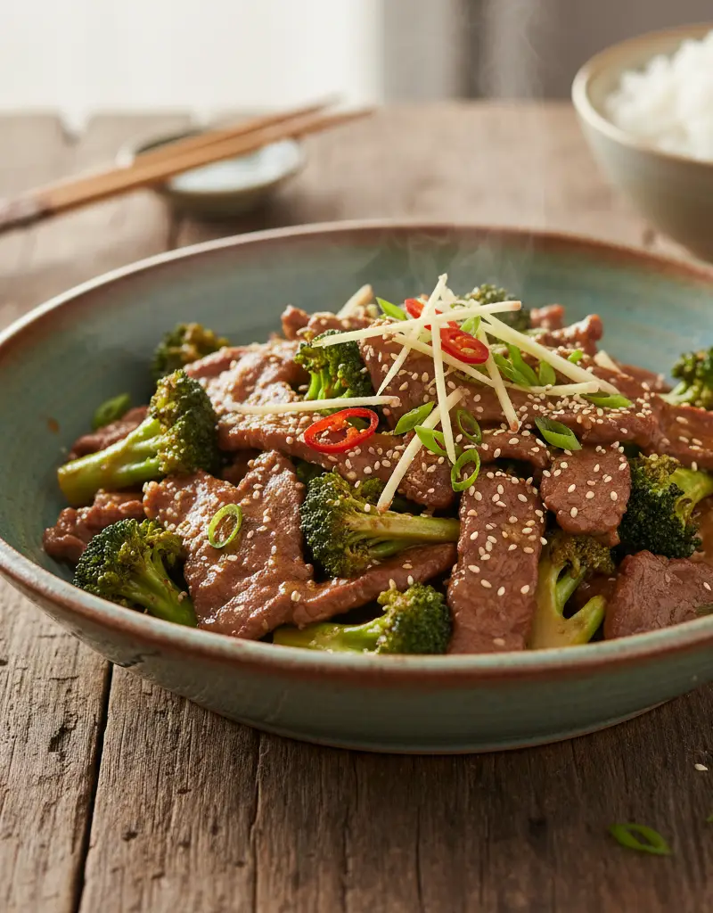 Beef and Broccoli Ginger Stir-fry
