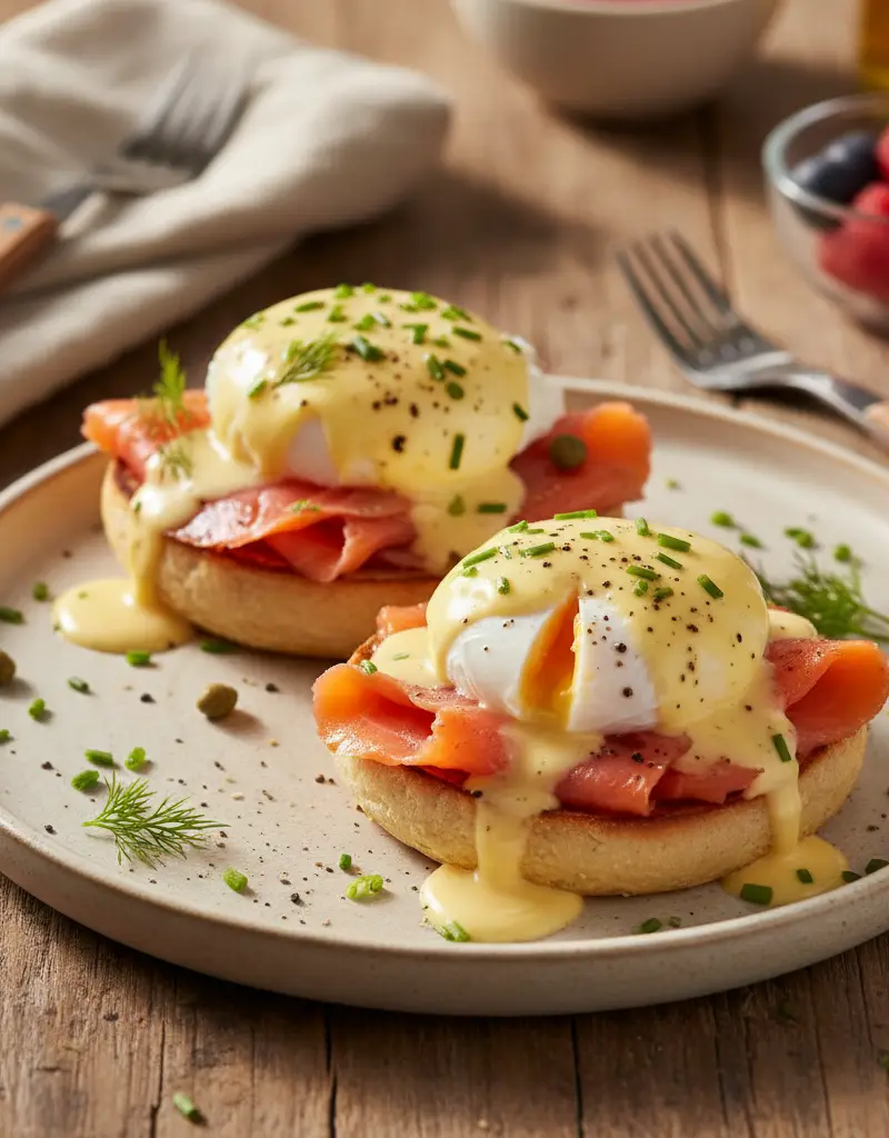 Smoked Salmon Eggs Benedict