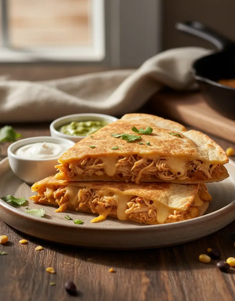 Chipotle Chicken Quesadillas