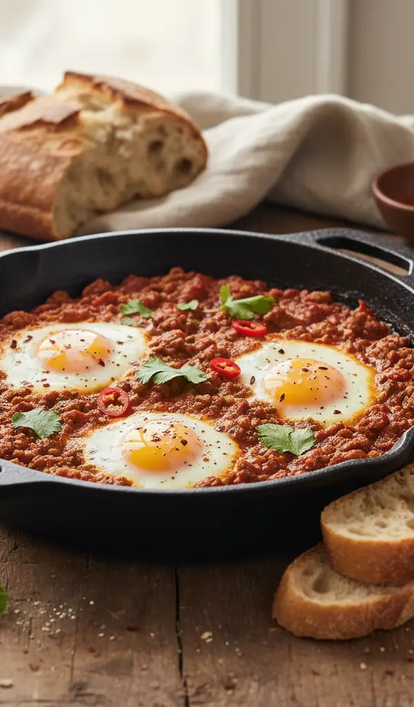 Spiced Lamb Shakshuka — Eggs recipe