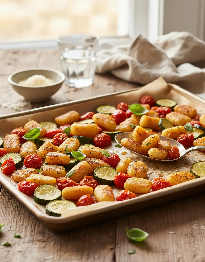 Crispy Sheet-Pan Gnocchi