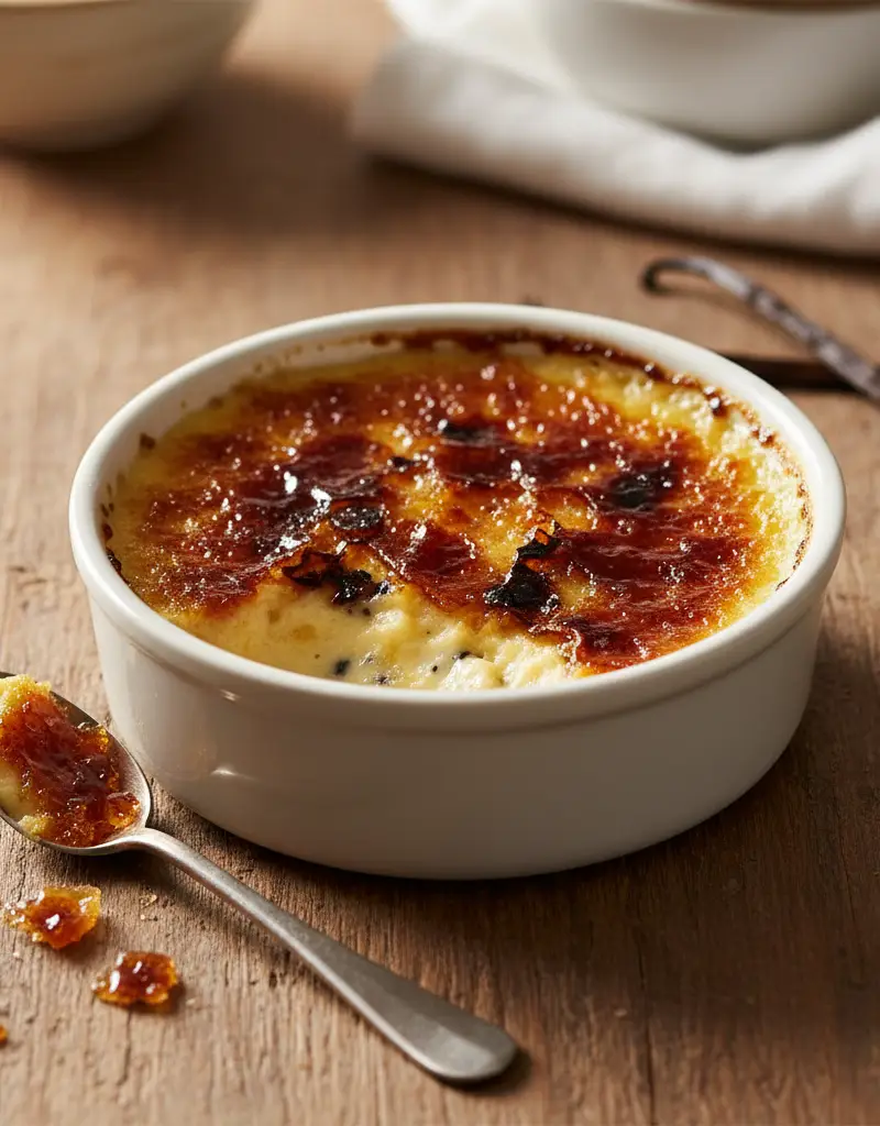 Classic Madagascar Vanilla Bean Crème Brûlée