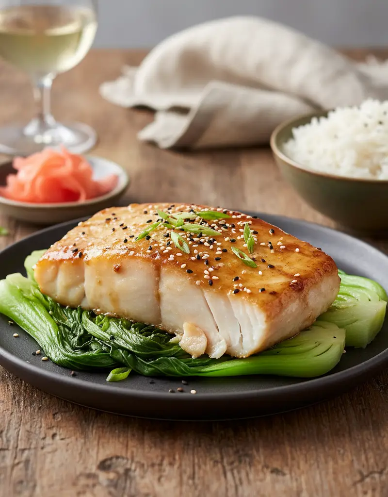 Miso-Glazed Chilean Sea Bass