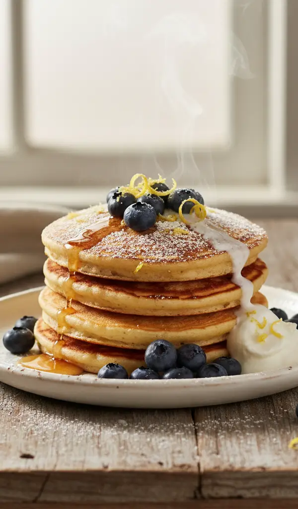 Blueberry Ricotta Pancakes — Eggs recipe