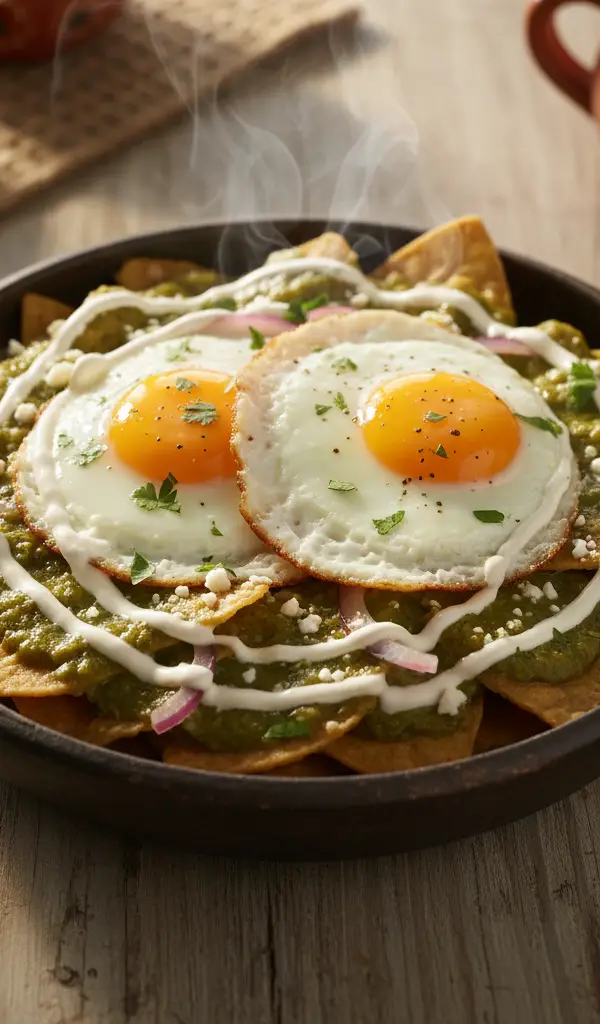 Authentic Mexican Chilaquiles Verdes — Eggs recipe
