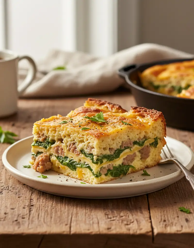 Savory Breakfast Strata