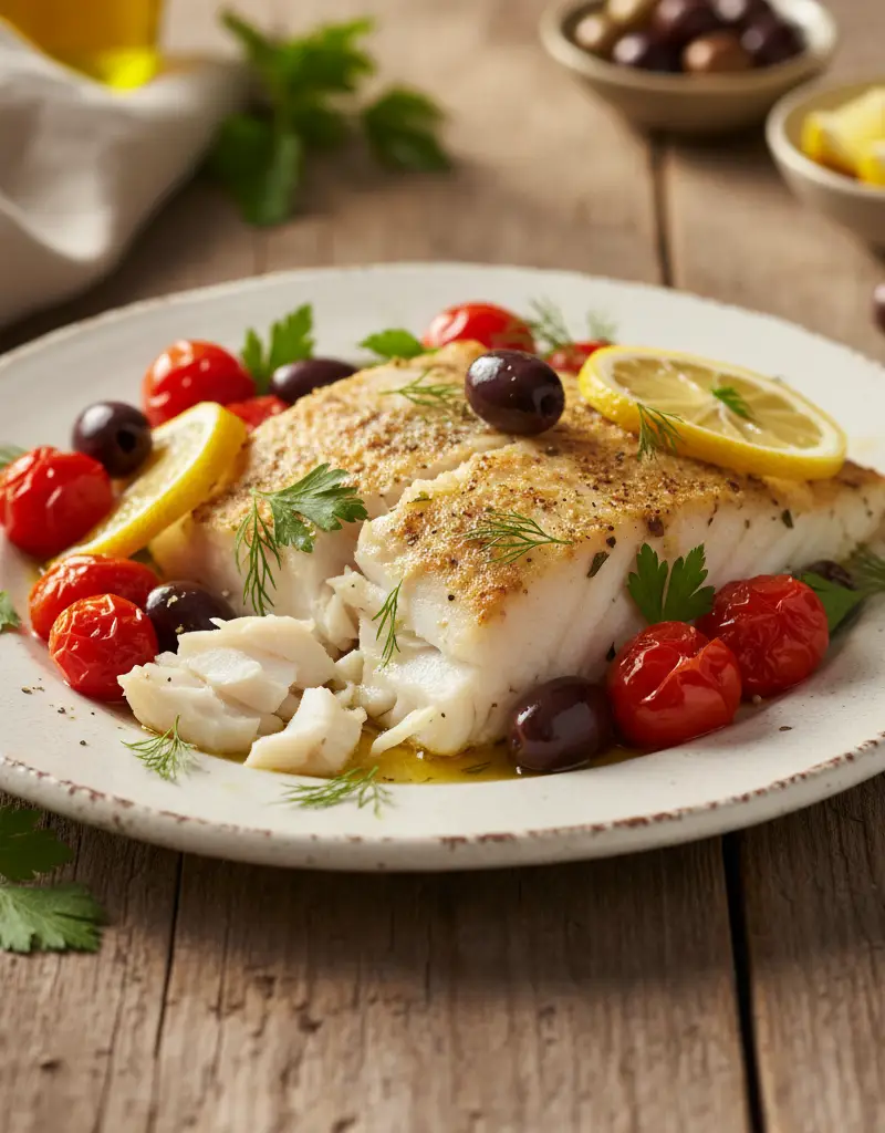 Mediterranean Lemon Herb Cod