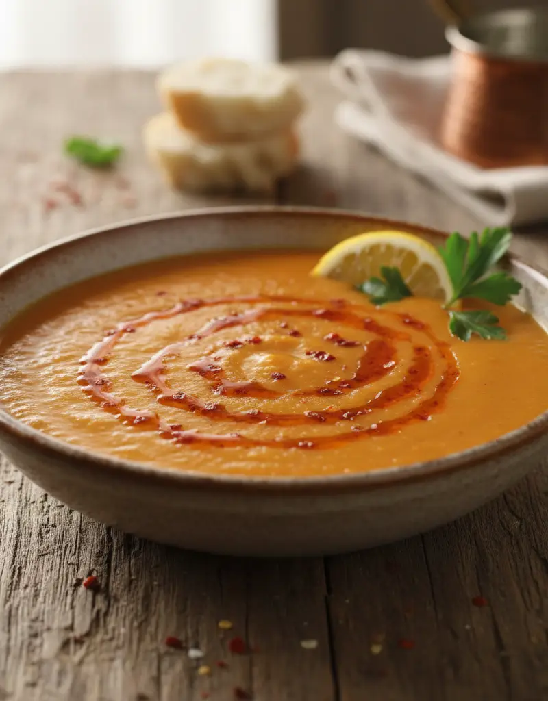 Turkish Lentil Soup (Mercimek Çorbası)
