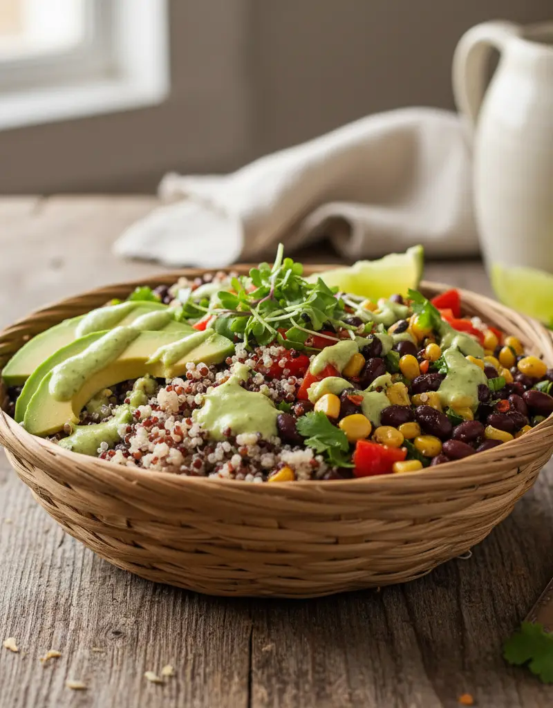 Quinoa and Black Bean Power Bowl