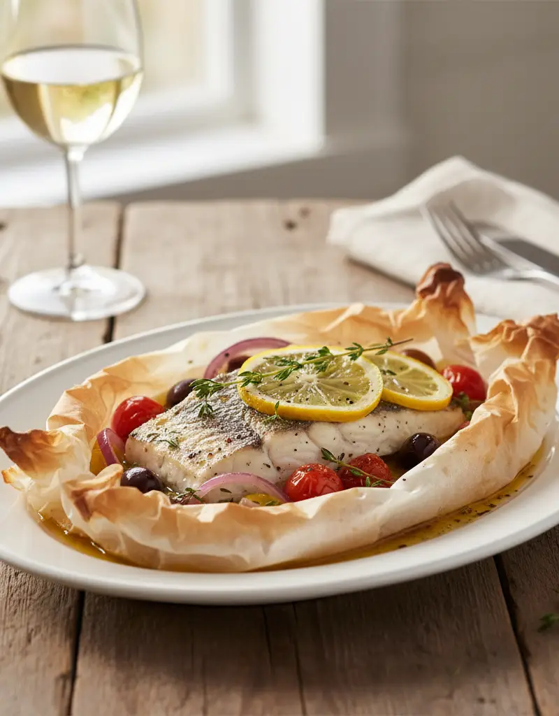 Zesty Lemon Thyme Sea Bass