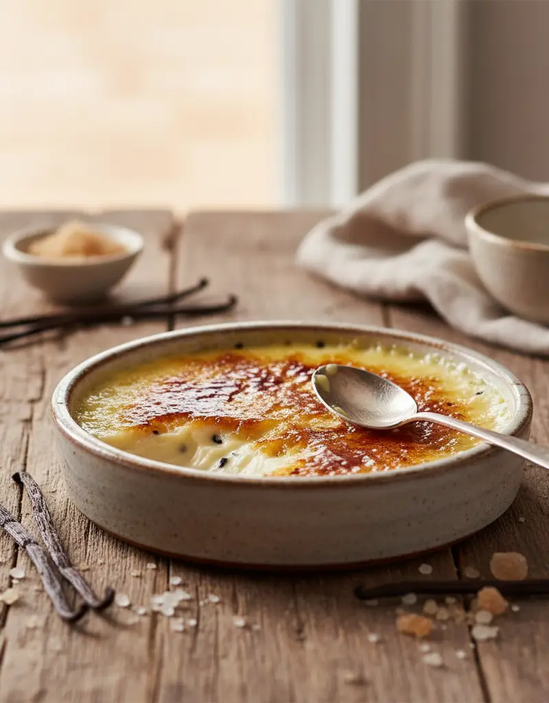 Classic Madagascar Vanilla Bean Crème Brûlée