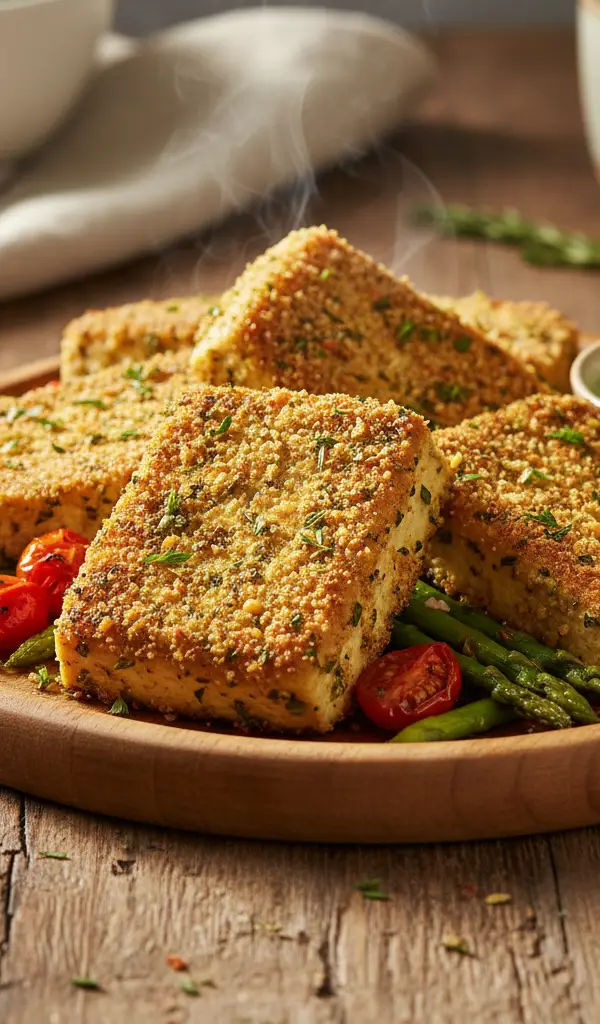 Herb-Crusted Tofu Steaks — Tofu recipe