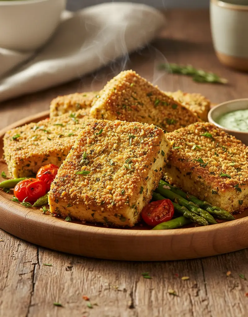Herb-Crusted Tofu Steaks