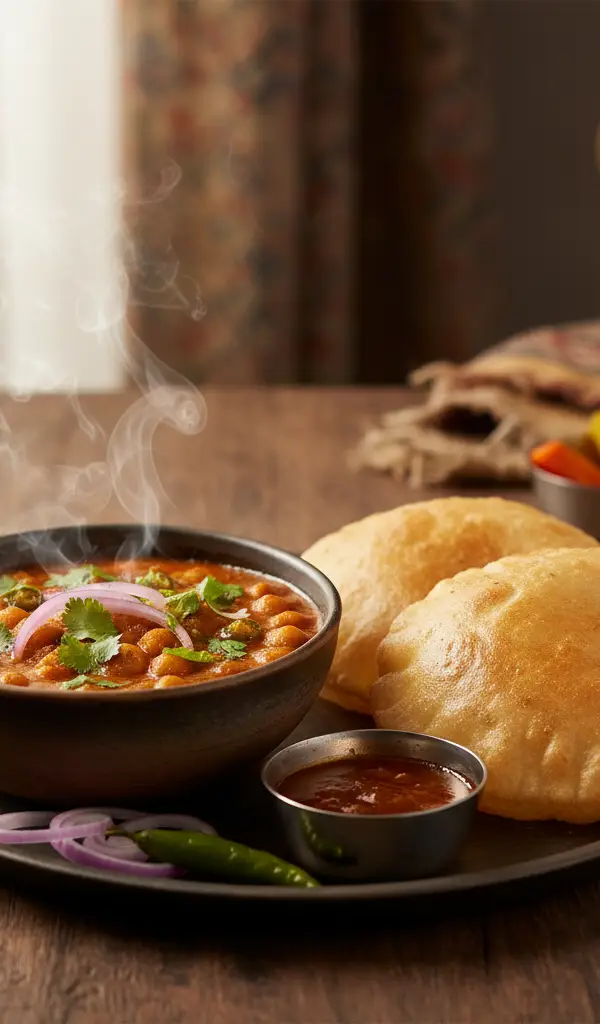 Chole Bhature — Tomatoes recipe
