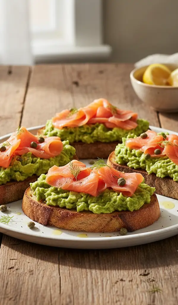 Avocado & Smoked Salmon Toast — Avocado recipe