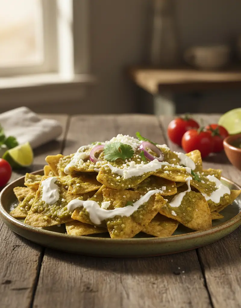 Mexican Chilaquiles Verdes