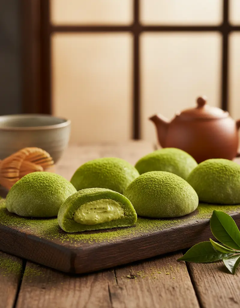 Matcha Green Tea Mochi