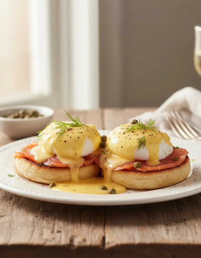 Smoked Salmon Eggs Benedict