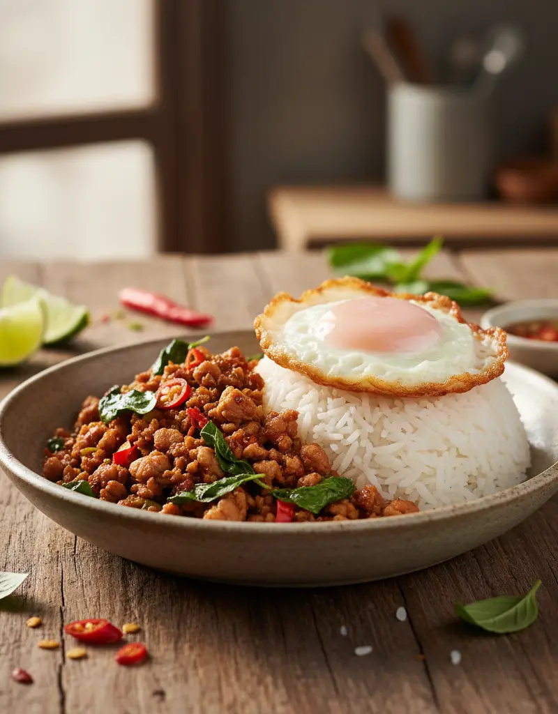 Thai Basil Chicken (Pad Kra Pao)