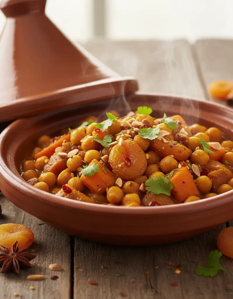 Spicy Moroccan Chickpea Tagine