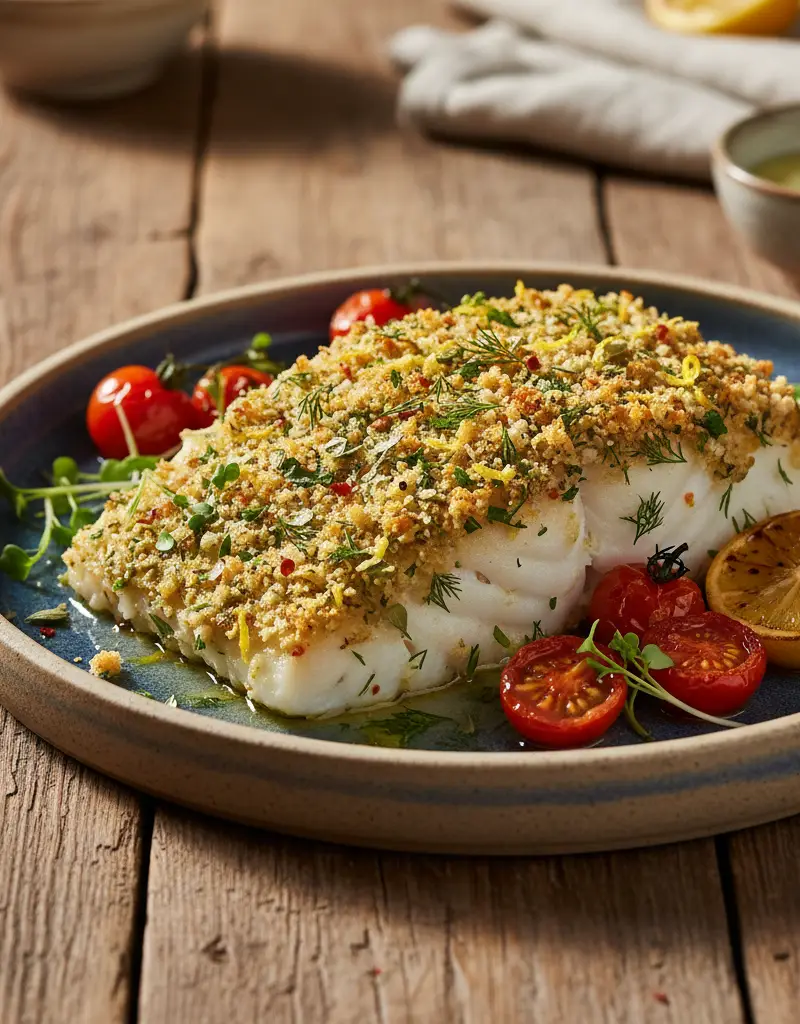 Lemon Herb Baked Cod